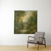 The Eternal Arch: Romantic Twilight Over the River Wandteppich (Beispiel)