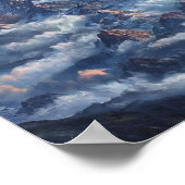 The Eternal Ascent: A Harmonious Confluence Poster (Ecke)