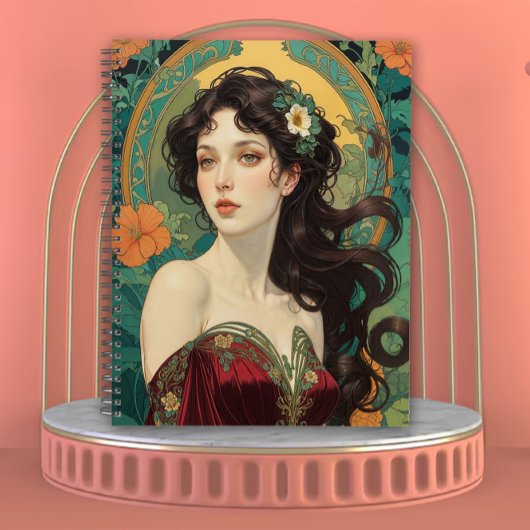 The Eternal Bloom Art Nouveau Woman Planer