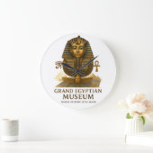 The Eternal Legacy – Grand Egyptian Museum Opening Große Wanduhr (Zuhause)