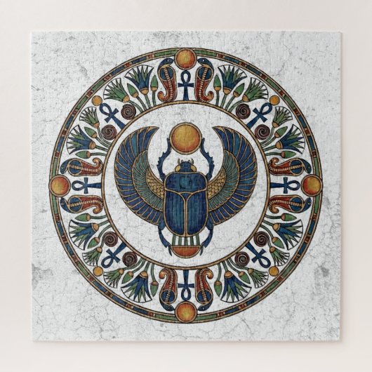 The Eternal Push: Sacred Scarab Khepri Puzzle (Vertikal)