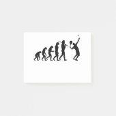 The Evolution of Tennis Post-it Klebezettel (Vorderseite)