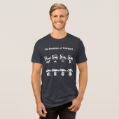 The Evolution of Transport Tri-Blend Shirt (Vorderseite voll)
