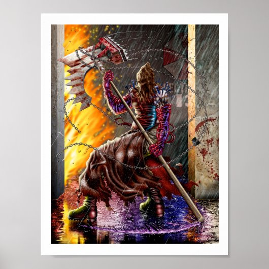 "The Executioner" - Poster von Tracy Lesch (Vorne)