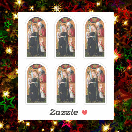 The Expectant Madonna with Saint Joseph Aufkleber