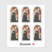 The Expectant Madonna with Saint Joseph Aufkleber (Blatt)