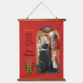 The Expectant Madonna with Saint Joseph Wandteppich Mit Holzrahmen (Vorderseite)