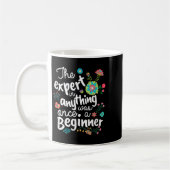 The Expert In Anything Was Once A Beginner Motivat Kaffeetasse (Links)