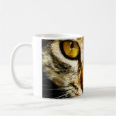 The expressive look of a domestic cat kaffeetasse (Links)