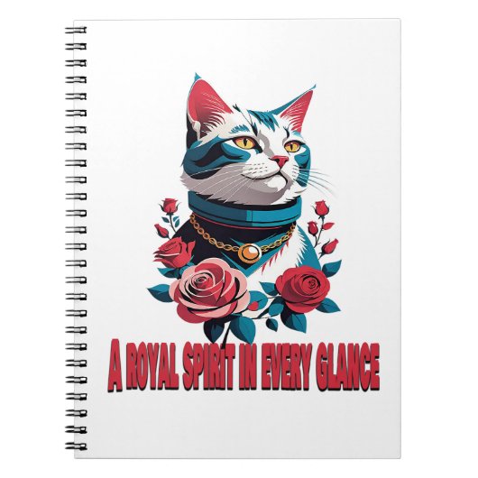 The Eyes of a Noble Feline Notizblock (Vorderseite)