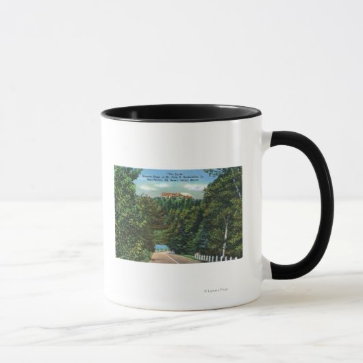 The Eyrie, John D Rockefeller Jr Zuhause Tasse (Rechts)