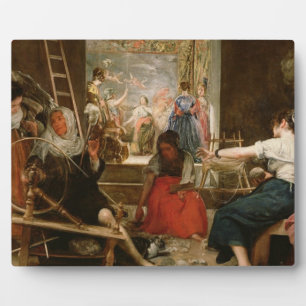 The Fable of Arachne, oder The Spinners, c.1657 (Ö Fotoplatte