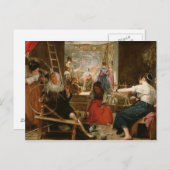 The Fable of Arachne, oder The Spinners, c.1657 (Ö Postkarte (Vorne/Hinten)