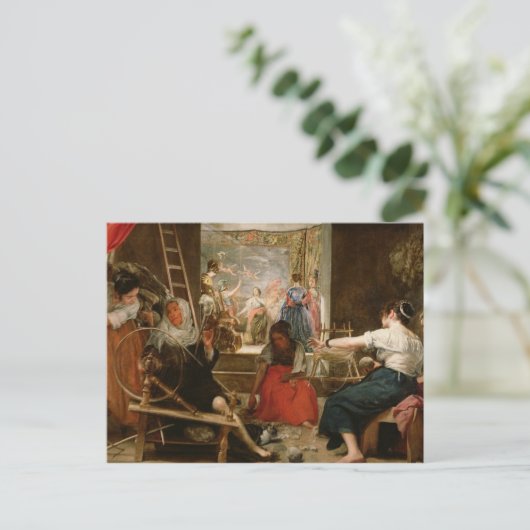 The Fable of Arachne, oder The Spinners, c.1657 (Ö Postkarte (Stehend Vorderseite)