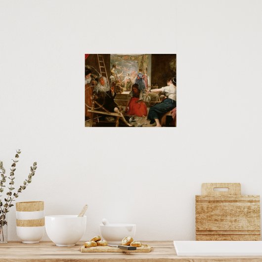 The Fable of Arachne, or The Spinners, c.1657 (oil Poster (Küche)