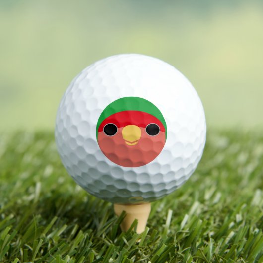 The face of a normal peach-faced lovebird golfball (Insitu T-Shirt)