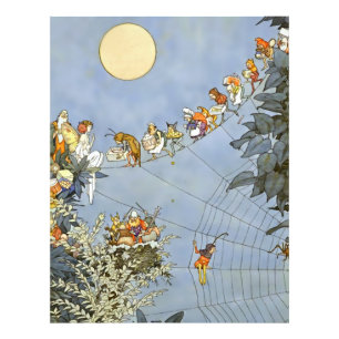 "The Fairies Birthday" von Heath Robinson Fotodruck