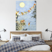 "The Fairies Birthday" von Heath Robinson Leinwanddruck (Insitu (Schlafzimmer))