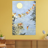 "The Fairies Birthday" von Heath Robinson Leinwanddruck (Insitu (Wohnzimmer))