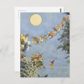 "The Fairies Birthday" von Heath Robinson Postkarte (Vorne/Hinten)