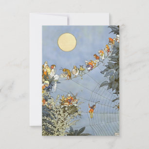 "The Fairies Birthday" von Heath Robinson RSVP Karte