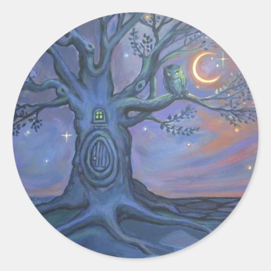 The Fairy Door Messenger - Aufkleber von Susan Rod (Vorderseite)