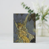"The Fairy Queen" von Edmund Dulac Postkarte (Stehend Vorderseite)
