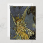 "The Fairy Queen" von Edmund Dulac Postkarte (Vorne/Hinten)