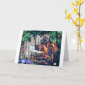 The Fairy's Funeral, John Anster Fitzgerald Karte (Gelbe Blume)