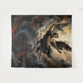 The Fall of Lucifer from Heaven Wandteppich (Vorderseite (Horizontal))