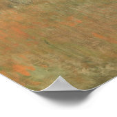 The Fallen Jockey - Edgar Degas Fine Art Poster (Ecke)