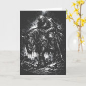 The Fallen Knight von BurnsInHell Karte (Gelbe Blume)