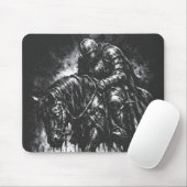 The Fallen Knight von BurnsInHell Mousepad (Mit Mouse)