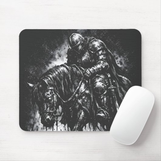 The Fallen Knight von BurnsInHell Mousepad (Mit Mouse)