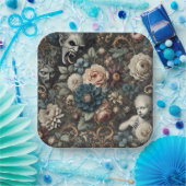 The Fallen Nursery – Gothic Floral Design Pappteller (Party)