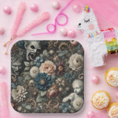 The Fallen Nursery – Gothic Floral Design Pappteller (Party)