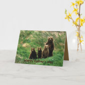 The family, Happy Father's Day Karte (Gelbe Blume)