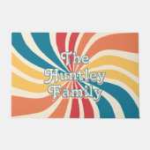 The Family Name 70s Sunburst Fußmatte (Vorderseite)