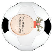 The Family Name Christmas 2025 Elegant Script Fußball (Gedreht)