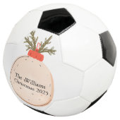 The Family Name Christmas 2025 Elegant Script Fußball (Dreiviertel)