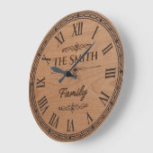 The Family SMITH Wall Clock Große Wanduhr (Winkel)