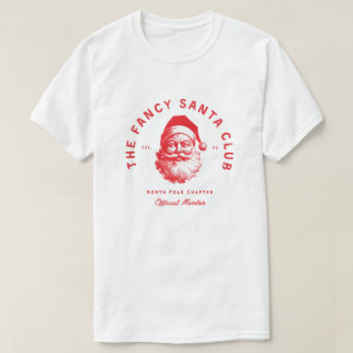 ‘The Fancy Santa Club’ - Christmas Art Print T-Shirt