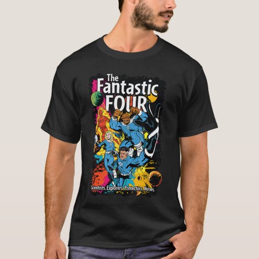 The Fantastic Four First Steps Epic Comic Book Cov T-Shirt (Vorderseite)
