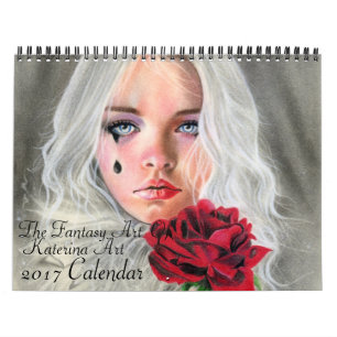 The Fantasy Art of Katerina Art 2017 Wand Kalender