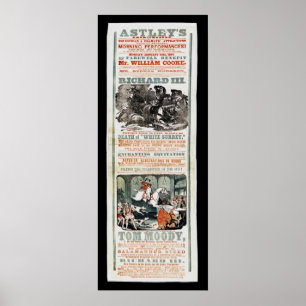 The Farewell Benefit of Mr. William Cooke Poster