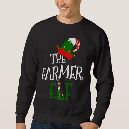The Farmer Elf Family Matching Group  Christmas Co Sweatshirt (Vorderseite)