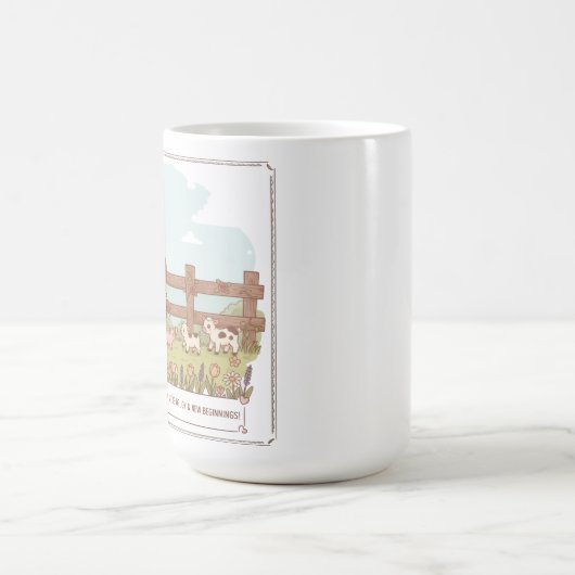 the farms animals  kaffeetasse (Mittel)