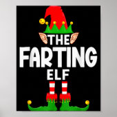 The Farting Elf Family Christmas Pajama Party Poster (Vorne)