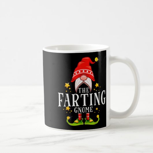 The Farting Gnome Christmas Matching Kaffeetasse (Rechts)
