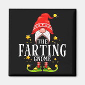 The Farting Gnome Christmas Matching Magnet (Vorne)